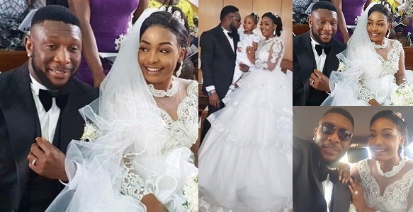 Nollywood Stars, Tchidi Chikere and Nuella Njubigbo finally wed in Church, four years after their Traditional Marriage.
