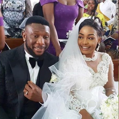 Nollywood Stars, Tchidi Chikere and Nuella Njubigbo finally wed in Church, four years after their Traditional Marriage.