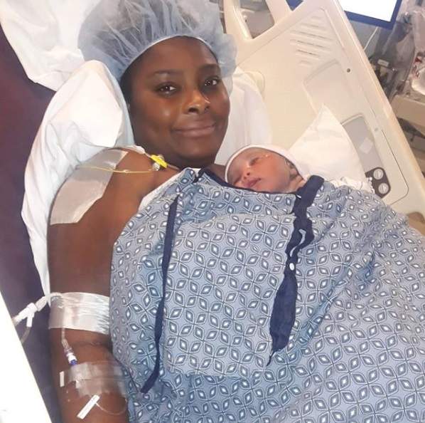 Ronke Odusanya welcomes her first child