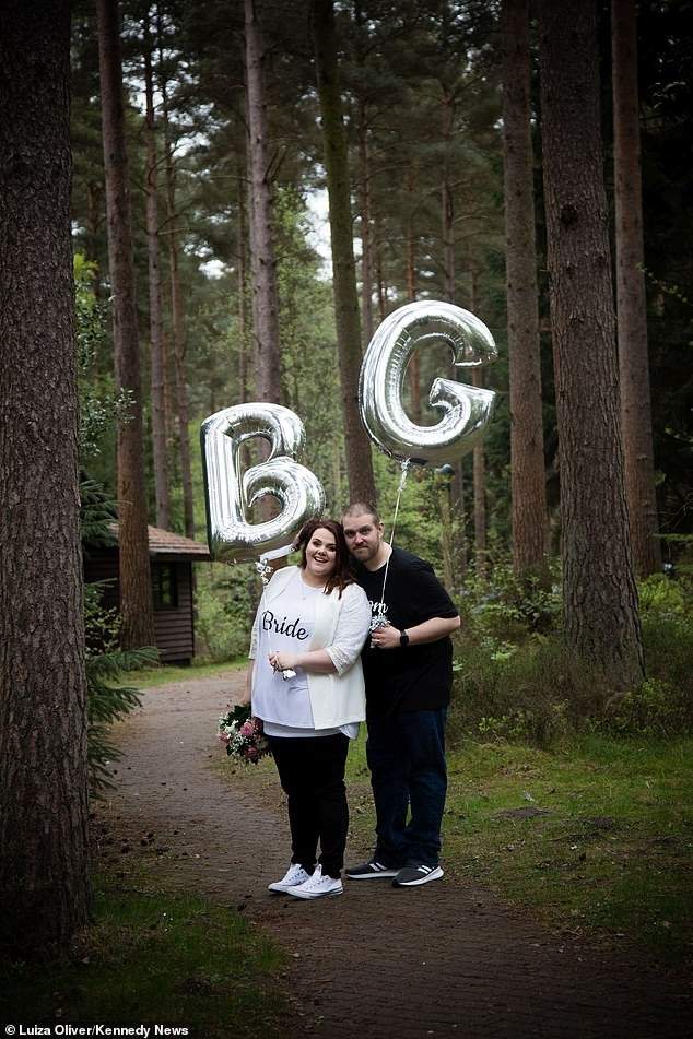 Couple get married in t-shirts, jeans and trainers to prove you don't need to spend much to 'please other people' (Photos)