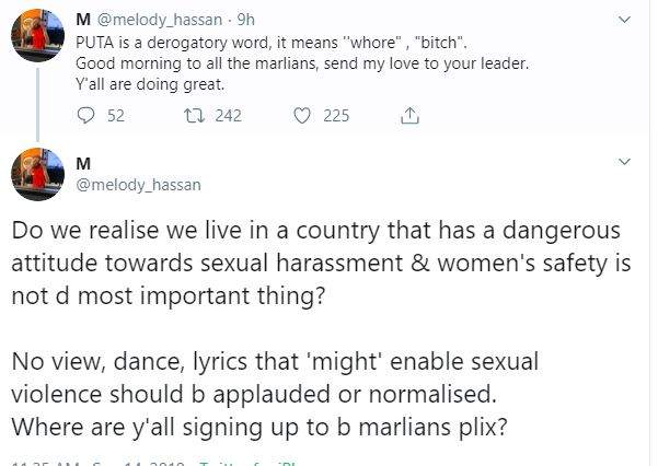 OAP Melody calls out Naira Marley for enabling sexual violence with his 'Puta' song