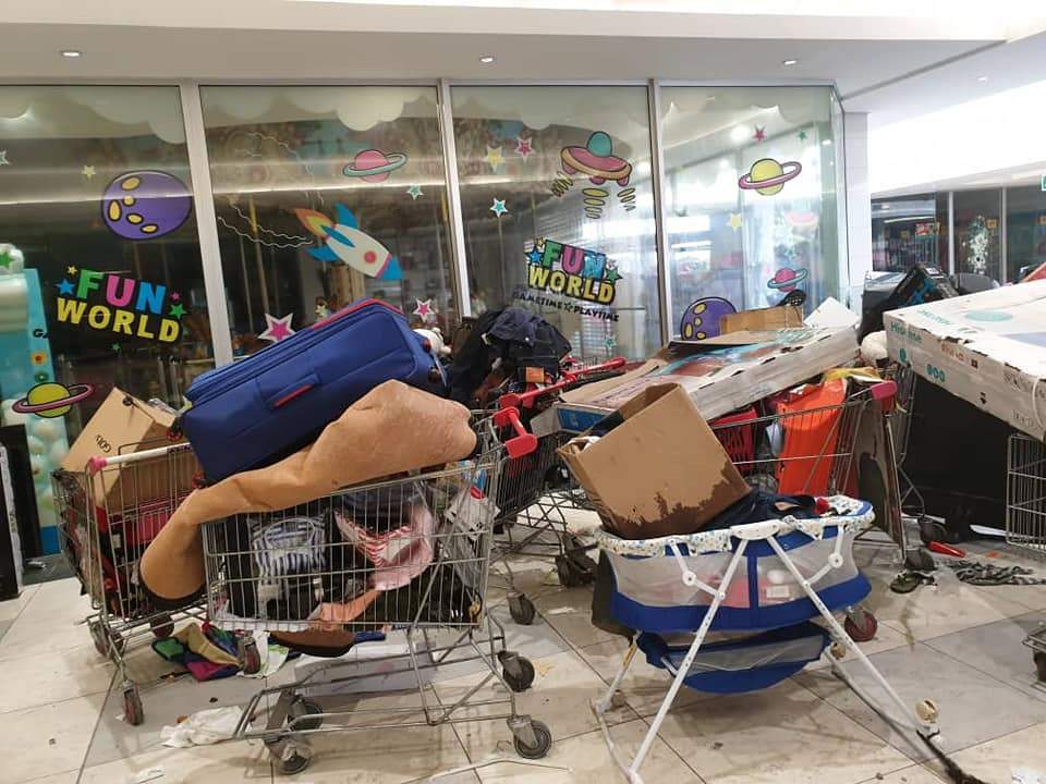 Shoprite Looters paraded, stolen goods recovered.