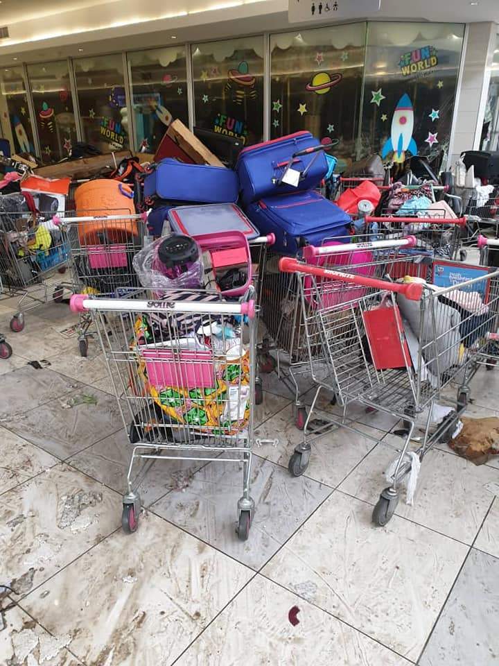 Shoprite Looters paraded, stolen goods recovered.