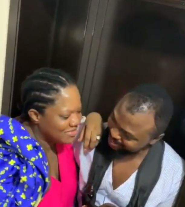 Toyin Abraham's husband and family members surprise her as she turns 35 today (video)