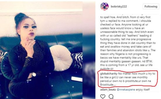 'You Are A Brostitude And Not A Prostitute' - Angry Online User Comes For Bobrisky