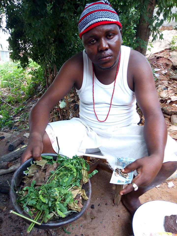'Go and work hard' - Native doctor tells youths disturbing him for money rituals