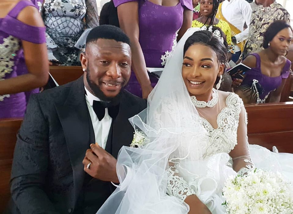 Photos from Tchidi Chikere and Nuella Njubigbo's white wedding