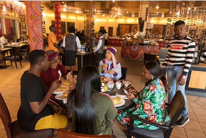 Adorable photos from Tonto Dikeh's birthday breakfast (Photos+Video)