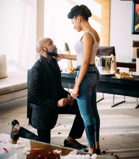 I Love You Till Eternity and Beyond - Actress Adesuwa Etomi Accepts Marriage Proposal from Banky W