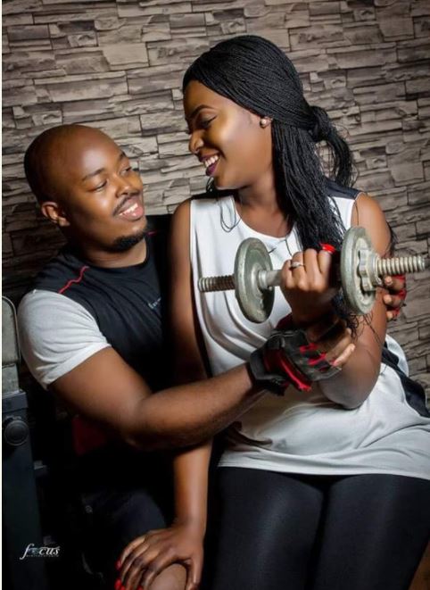 Nigerian Couple Take Their Pre-Wedding Photos To The Gym