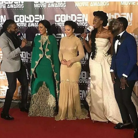 Nadia Buari Puts Her b**bs On Display The Golden Movie Awards