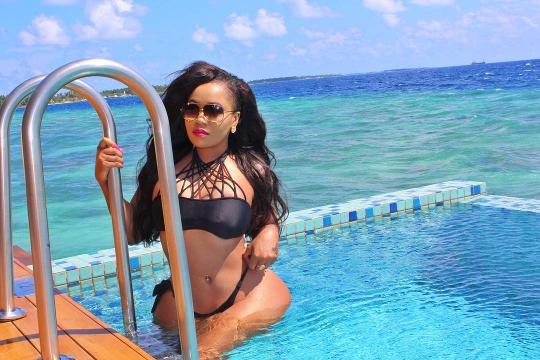 Vera Sidika Flaunts Bare Bvm in Steamy B!k!n! Photos