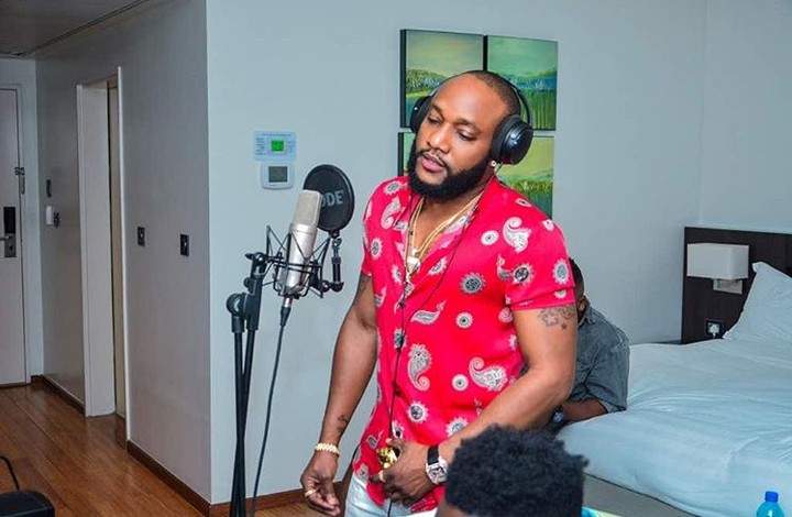 Kcee In The Studio With Wizkid As They Are Set To Release A New Song (Photos)