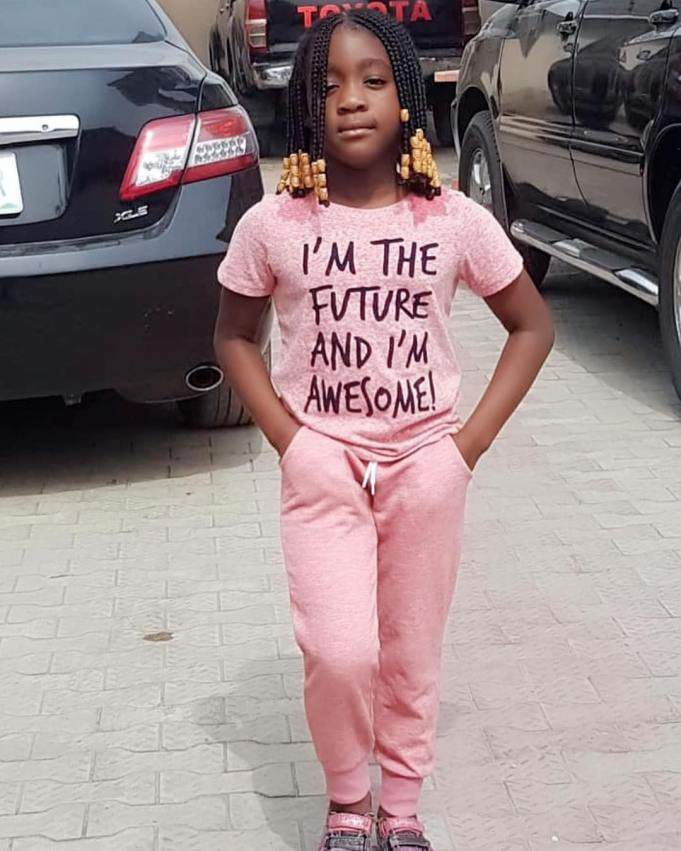 Mercy Johnson's first daughter Purity clocks 6, celebrates in style (photos, video)