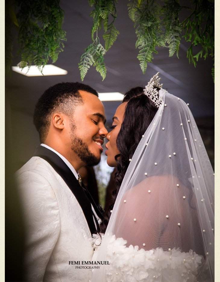 Official pictures from Nollywood actor, Michael Okon's white wedding in Lagos