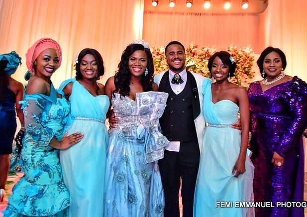 Official pictures from Nollywood actor, Michael Okon's white wedding in Lagos