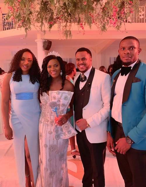 Official pictures from Nollywood actor, Michael Okon's white wedding in Lagos