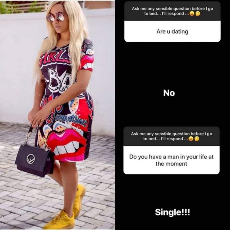 Juliet Ibrahim discloses her current relationship status