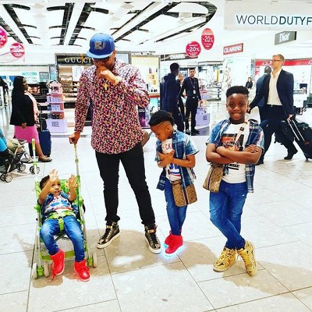 Money is Good: See How E-Money, Wife and Kids Look So Tushed Up (Photos)