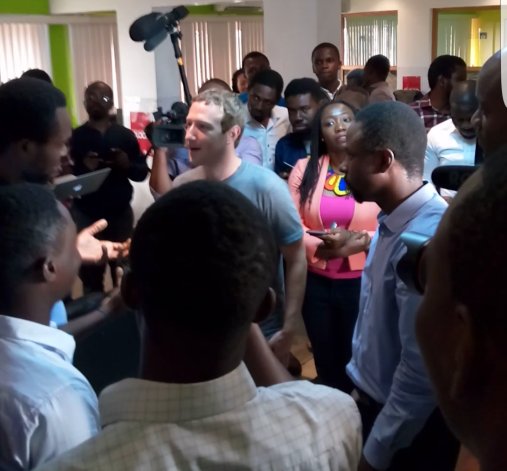 BREAKING: Facebook Founder, Mark Zuckerberg Is In Nigeria!! (Photos And Video)