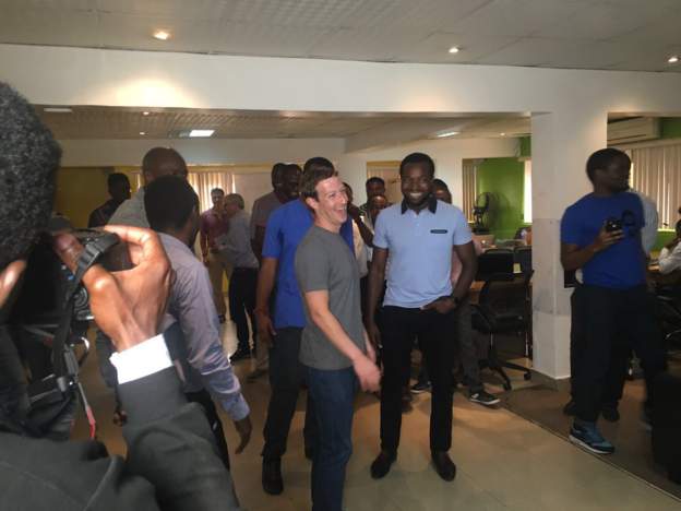 BREAKING: Facebook Founder, Mark Zuckerberg Is In Nigeria!! (Photos And Video)