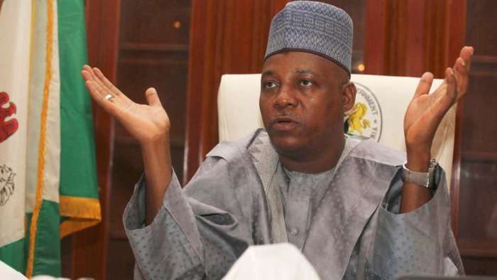 Governor Shetimma Of Borno Spotted Moving And Shaking Hands With The Old And Poor Masses | Photos