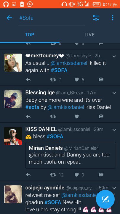 'I Feel Like Crying': Kiss Daniel's Fans Excited As 'Sofa' Drops - See How Twitter React (Snapshots)