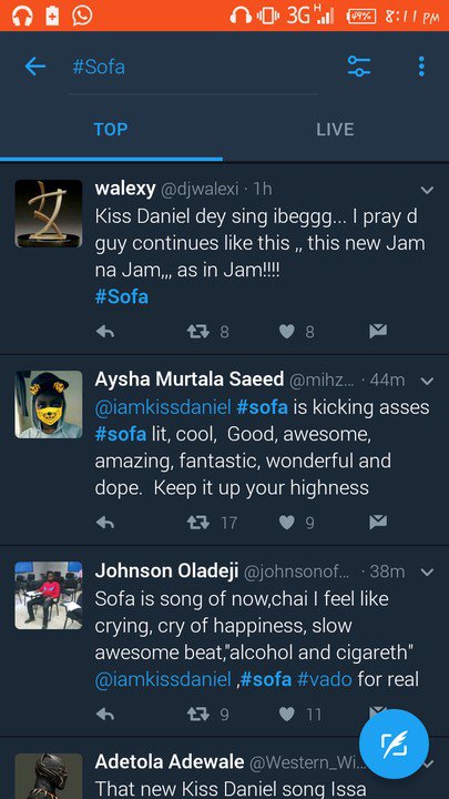 'I Feel Like Crying': Kiss Daniel's Fans Excited As 'Sofa' Drops - See How Twitter React (Snapshots)