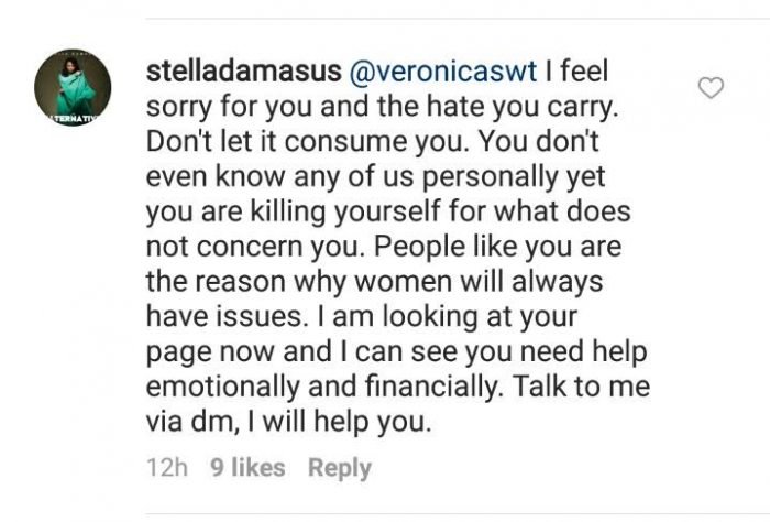 Stella Damasus Blasts Followers Who Called Her A ' Husband Snatcher'