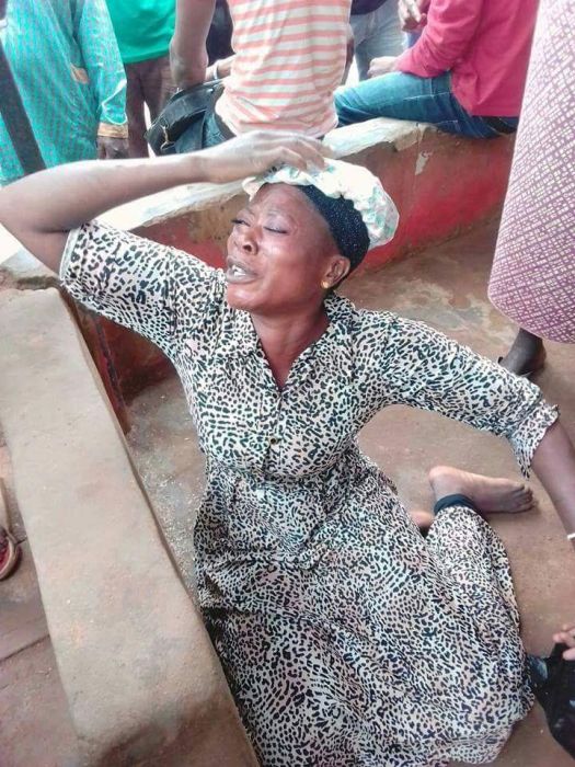 End Of The Road !! See The Female Kidnapper That Was Caught In Ikorodu This Morning ( Photos )