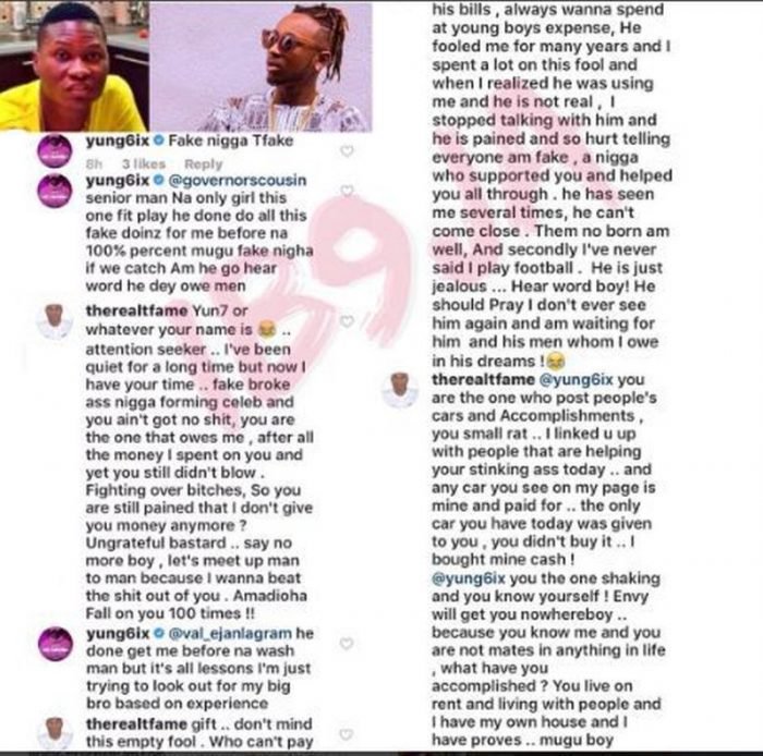 'Despite All I Spent On You, You Still Did Not Blow' - Yung6ix's Ex-Sponsor Blasts Him