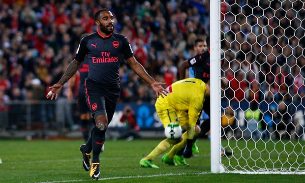 Arsenal New Signing Lacazette Scores On Debut As Gunners Beat Sydney FC 2-0 ( Details )