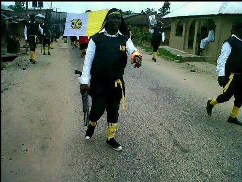 Cultist Spotted Walking With Gun Publicly During Funeral Procession Of Their Member ( Photo )