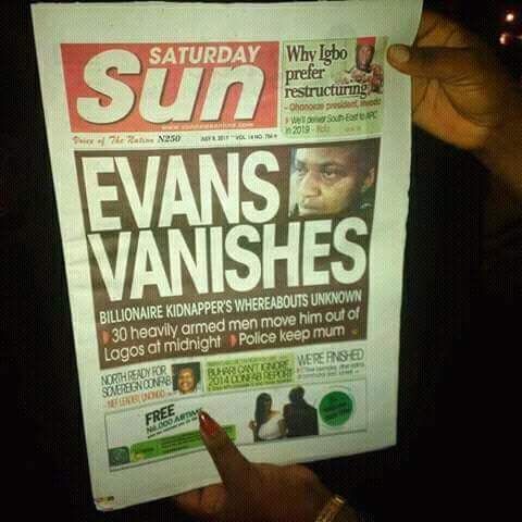 ' Evans Is Safe In Our Custody' - Nigeria Police Force