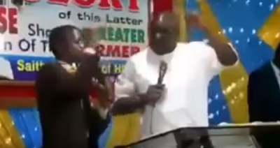 Governor Fayose Seen In Church Preaching [Watch Video]
