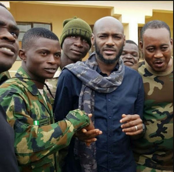 Photos: 2baba Visits Soldiers And IDPs In Borno