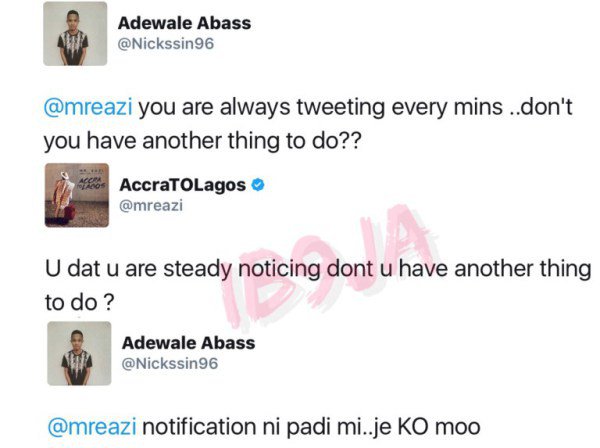 LMAO !!! See How This Fan Called Out Mr Eazi On Twwter Says He Is Jobless