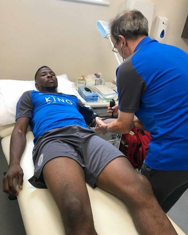 Kelechi Iheanacho Undergoes Medical At Leicester City [Photos]