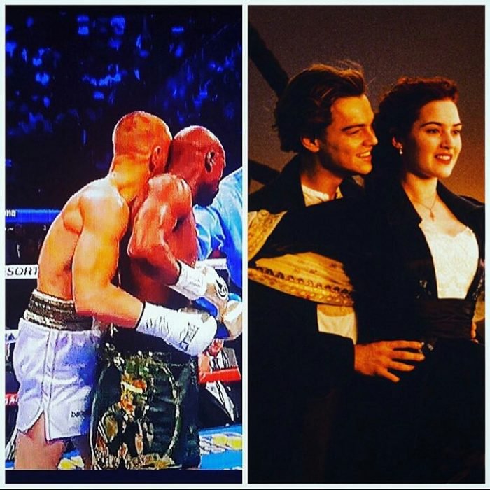 Who Did This? Pictures Of Mcgregor And Mayweather Compared To Titanic