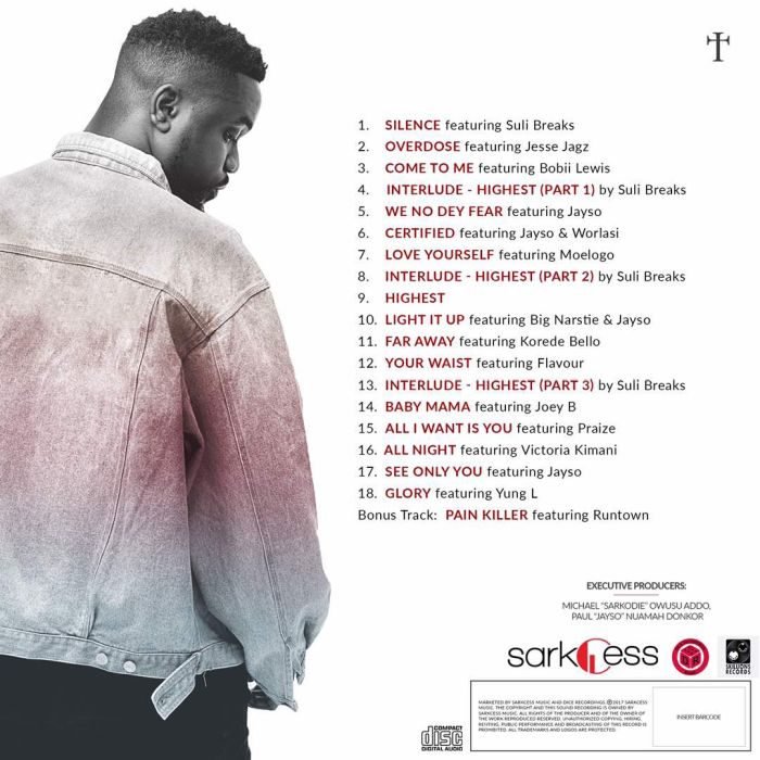 Sarkodie Reveals Artwork , Tracklist And Release Date For Highly Anticipated ' Highest ' Album
