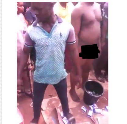 No Mercy!! Businessman Str!pped Uncl@d For Killing 10-Year-Old Boy In Anambra (See Photos)