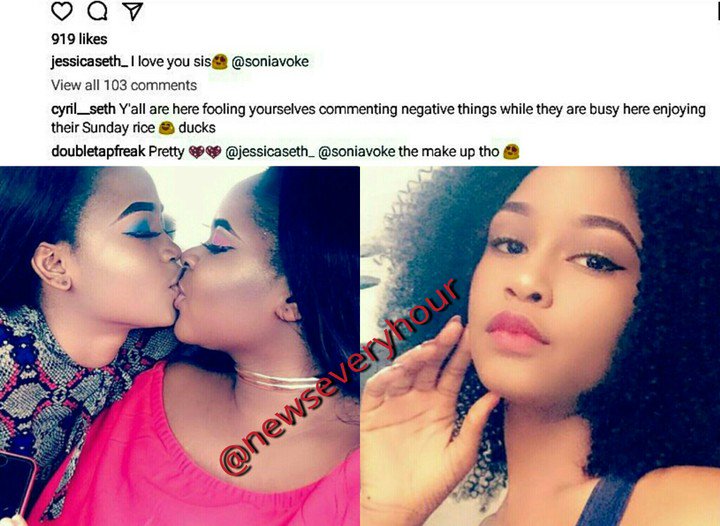 Lady Shares Photo Of Herself And Sister Kissing In A Car, Got Loads Of Insults On IG (See Here)