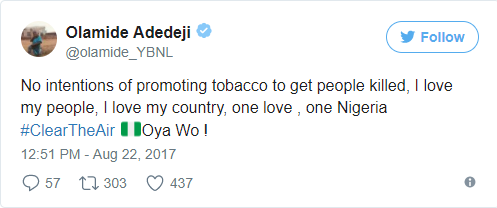 FINALLY!! Olamide Responds To NBC Banning His Song 'WO' [See Tweet]