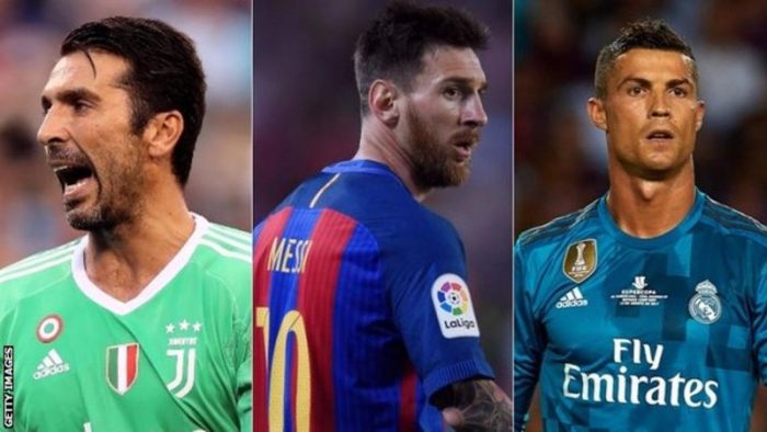 Buffon , Lionel Messi And Cristiano Ronaldo Shortlisted For UEFA Player Of The Year ( Who Should Win The Award ??)
