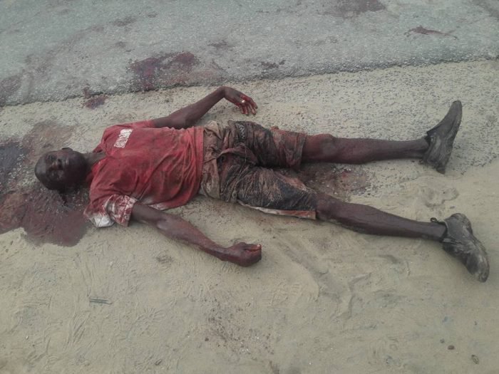 This Man Was Found Lying Lifeless By The Roadside In Yenagoa [Graphic Photos ]