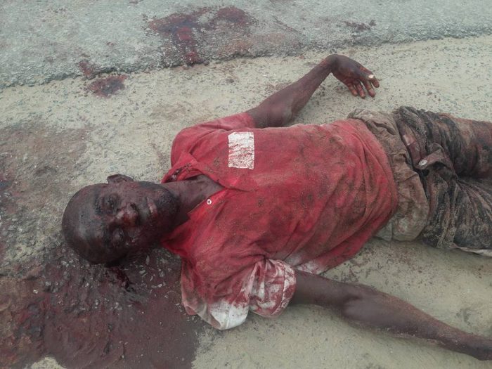 This Man Was Found Lying Lifeless By The Roadside In Yenagoa [Graphic Photos ]