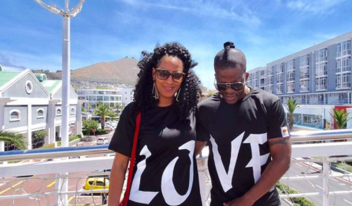 Awwn!! Juliet Ibrahim And Her Boo, Ice Berg Slim Step Out In 'Love' T-Shirts (Photo)