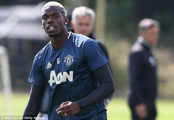 Paul Pogba Returns To Manchester United Training