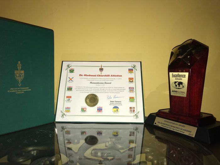 Canadian Government Honours Tonto Dikeh's Estranged Husband (Photos)