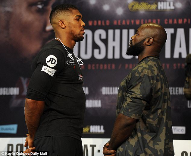 Anthony Joshua Vs Carlos Takam On Oct. 28, 2017, Who Will Win? (Drop Your Comments)